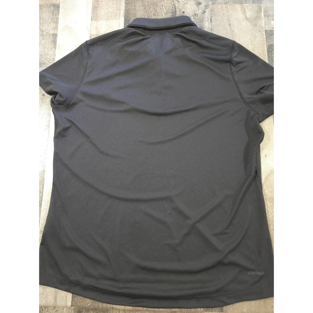 adidas USF Bulls Men's Large Polo Shirt Black NWT New South Florida Entrada 22